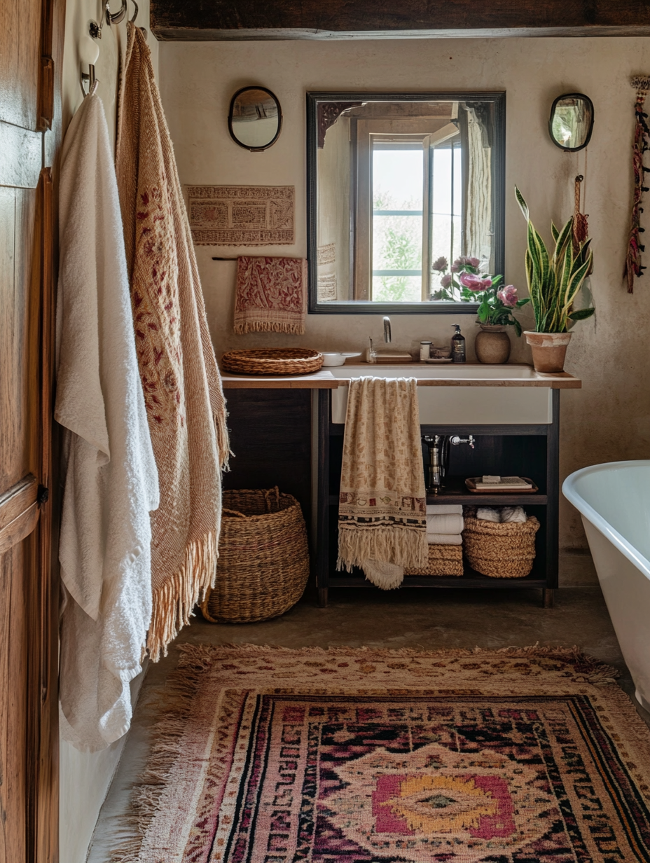 Unlock the Magic 22 Boho Bathroom Ideas for an Eclectic Transformation