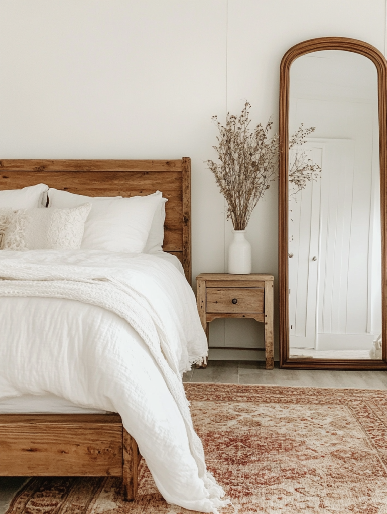 15 White Farmhouse Bedroom Ideas You’ll Love! 🛏️🤍