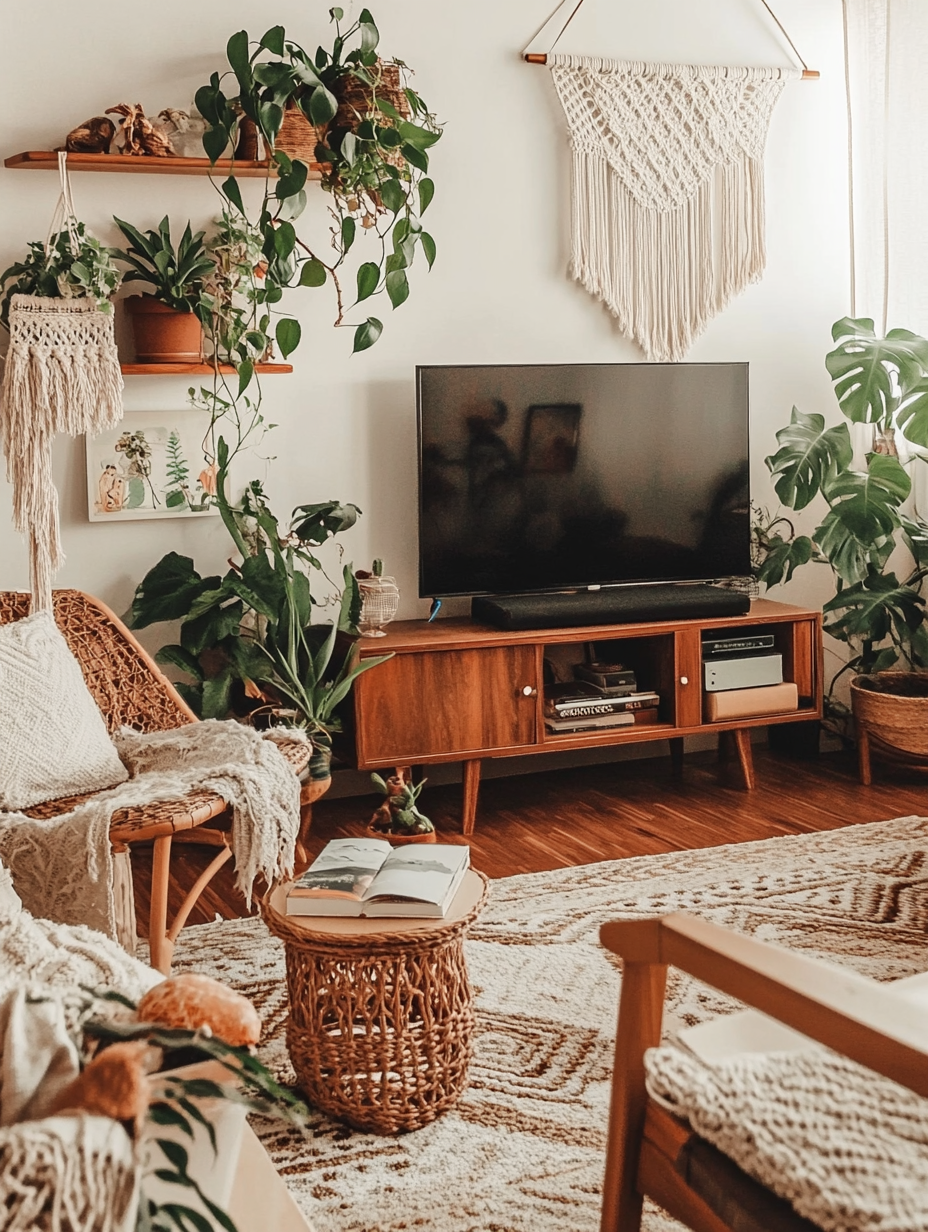 🏡Small Boho Living Room Makeovers You’ll Love!💖📺